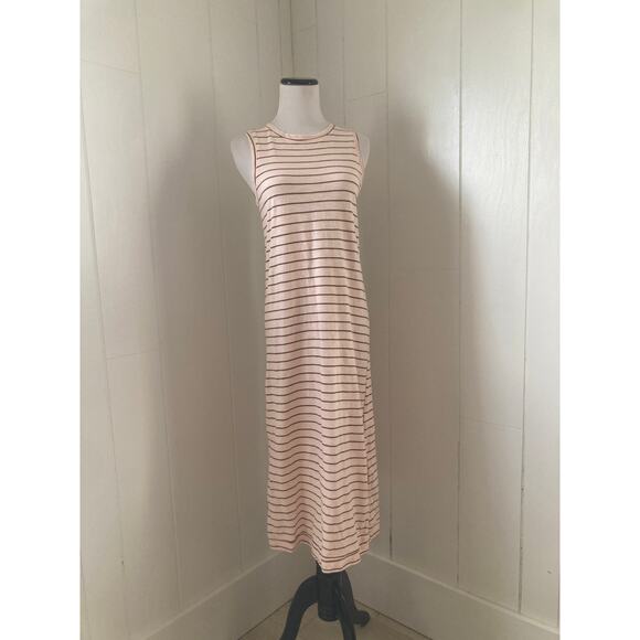 Old Navy Pink Striped Pullover Dress, Size XS - Picture 1 of 5